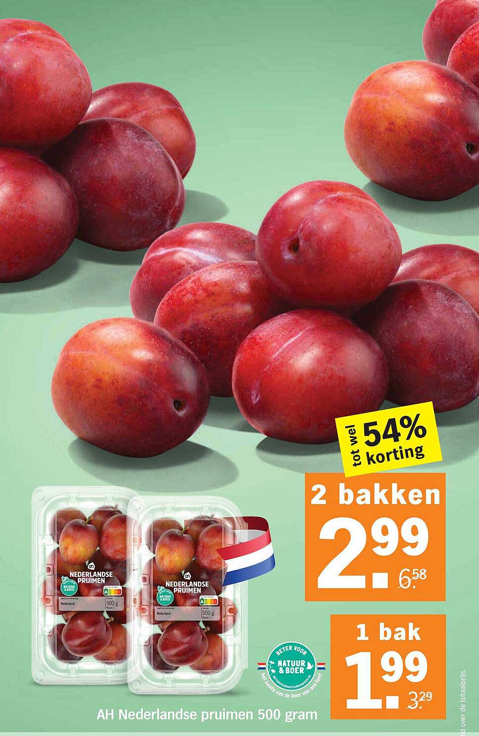 AH Nederlandse pruimen 500 gram