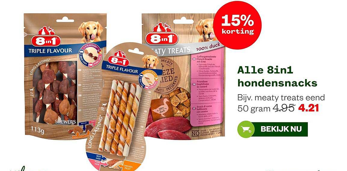 Alle 8in1 hondensnacks
