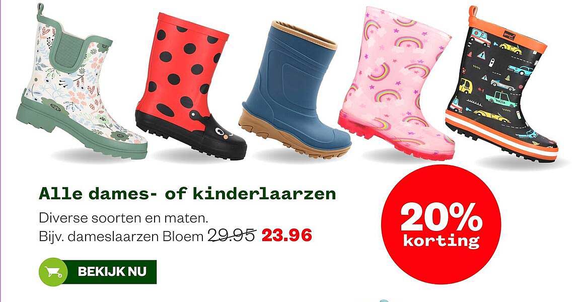 Alle dames- of kinderlaarzen