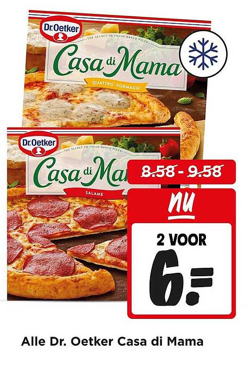 Alle Dr. Oetker Casa di Mama 2 voor 6=