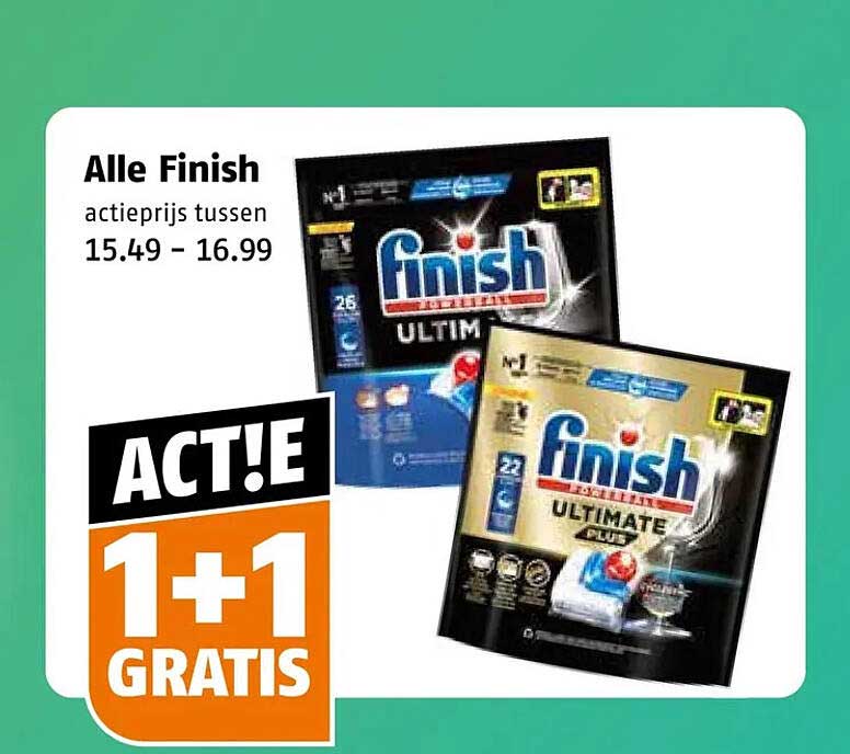 Alle Finish 1+1 gratis