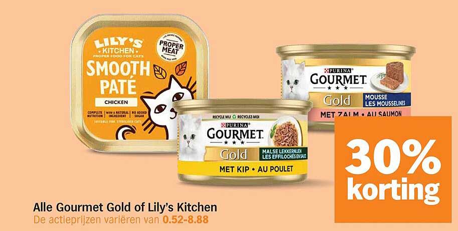 Alle Gourmet Gold of Lily's Kitchen 30% korting