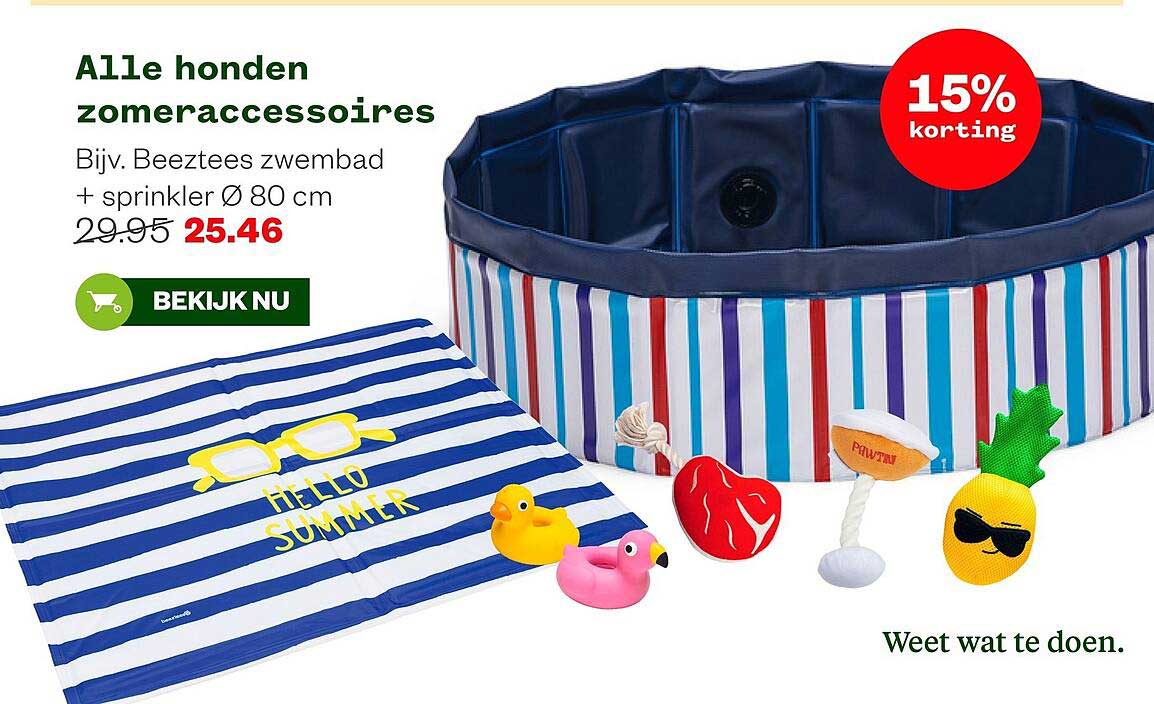 Alle honden zomeraccessoires