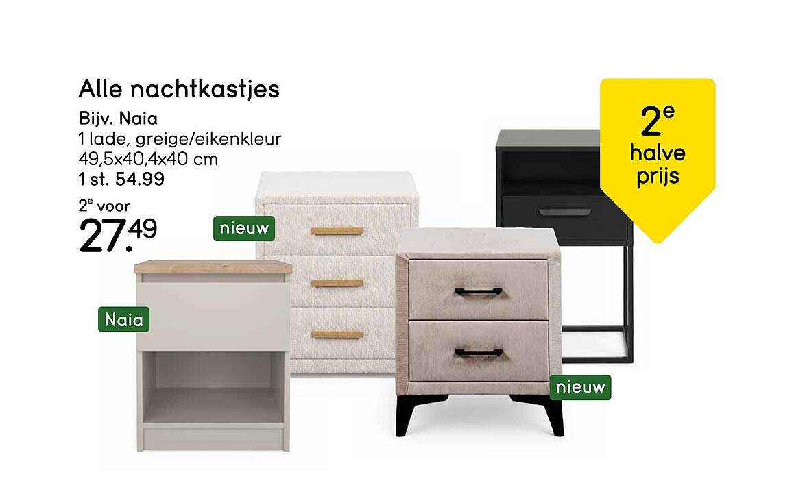 Alle nachtkastjes