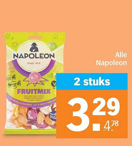 Alle Napoleon 2 stuks