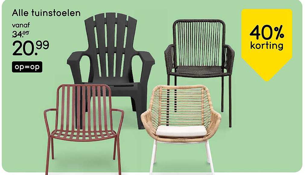 Alle tuinstoelen