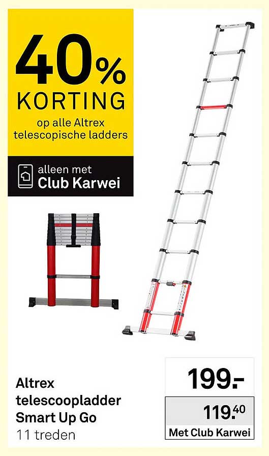 Altrex telescopische ladders