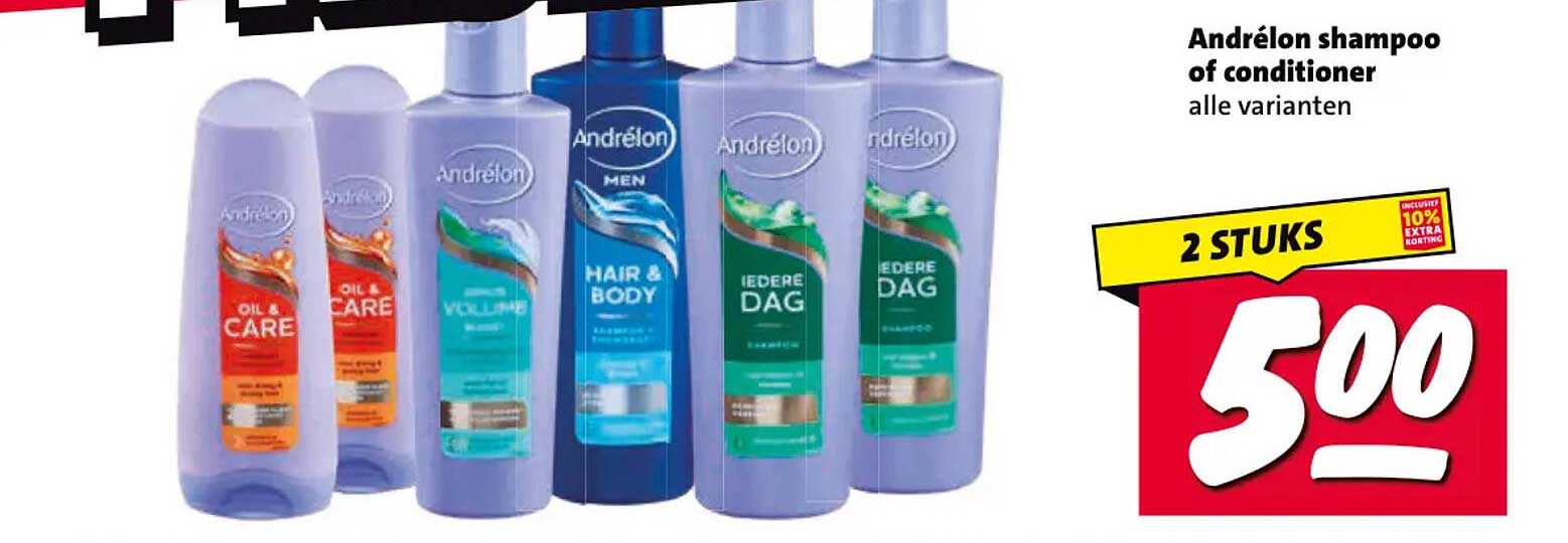 Andrélon shampoo of conditioner alle varianten 2 STUKS