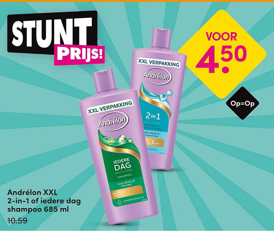 Andrélon XXL 2-in-1 of iedere dag shampoo 685 ml