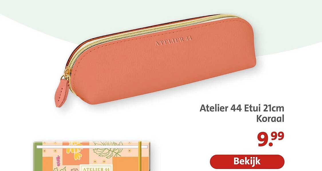 Atelier 44 Etui 21cm Koraal