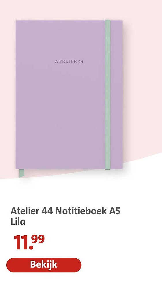 Atelier 44 Notitieboek A5 Lila