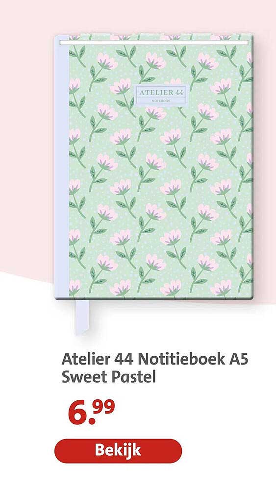 Atelier 44 Notitieboek A5 Sweet Pastel