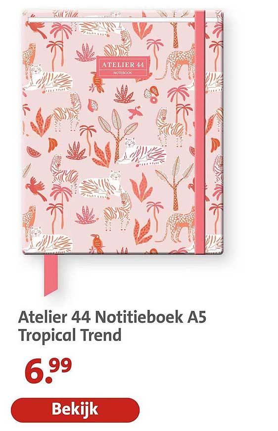 Atelier 44 Notitieboek A5 Tropical Trend