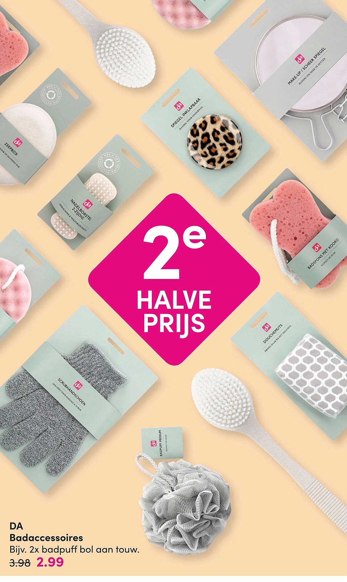 Badaccessoires - 2e halve prijs