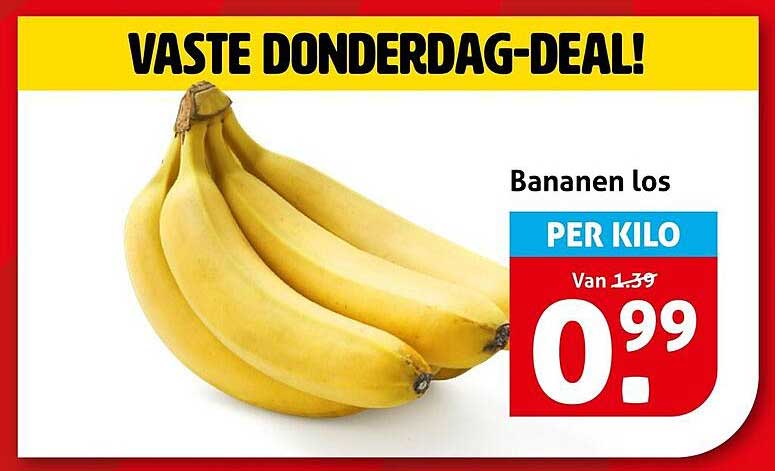 Bananen los PER KILO