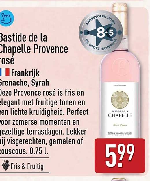 Bastide de la Chapelle Provence rosé