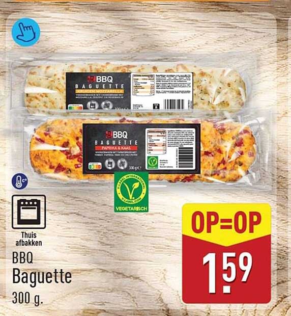 BBQ Baguette 300 g. OP=OP