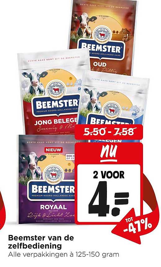 Beemster van de zelfbediening