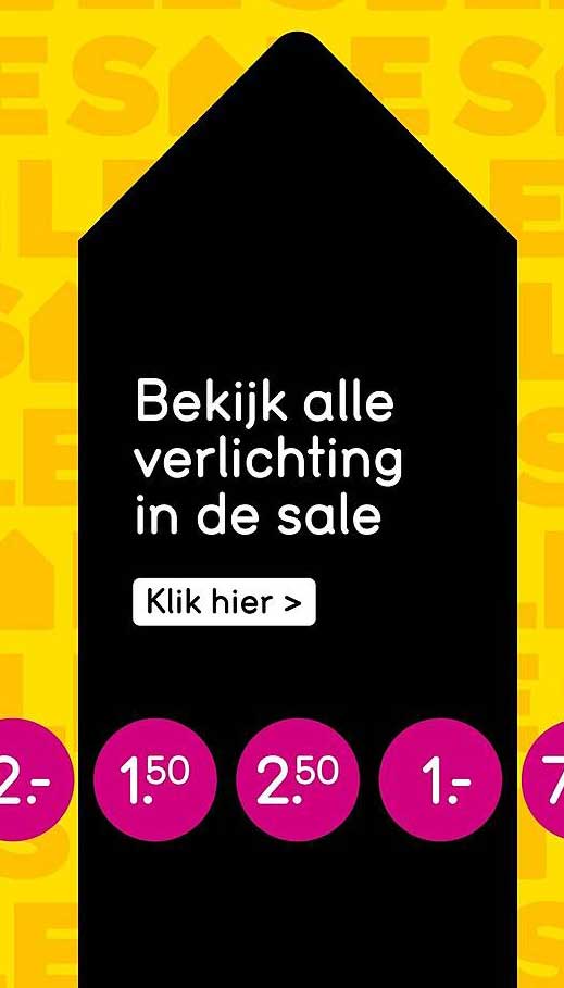 Bekijk alle verlichting in de sale Klik hier >