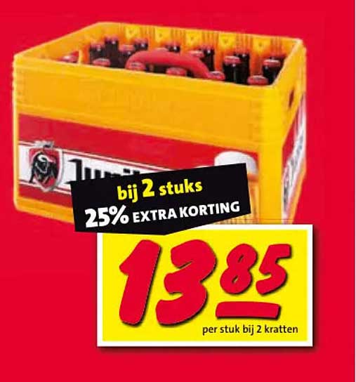 bij 2 stuks 25% EXTRA KORTING