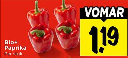 Bio+ Paprika Per stuk
