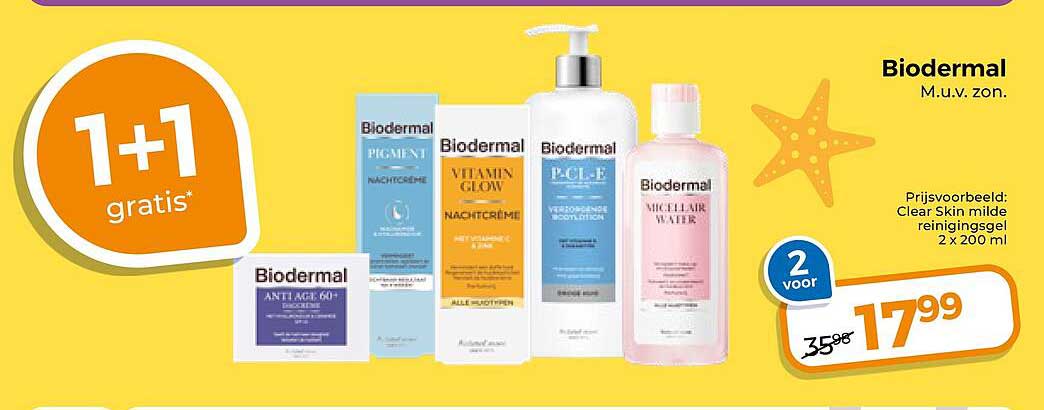 Biodermal 1+1 gratis