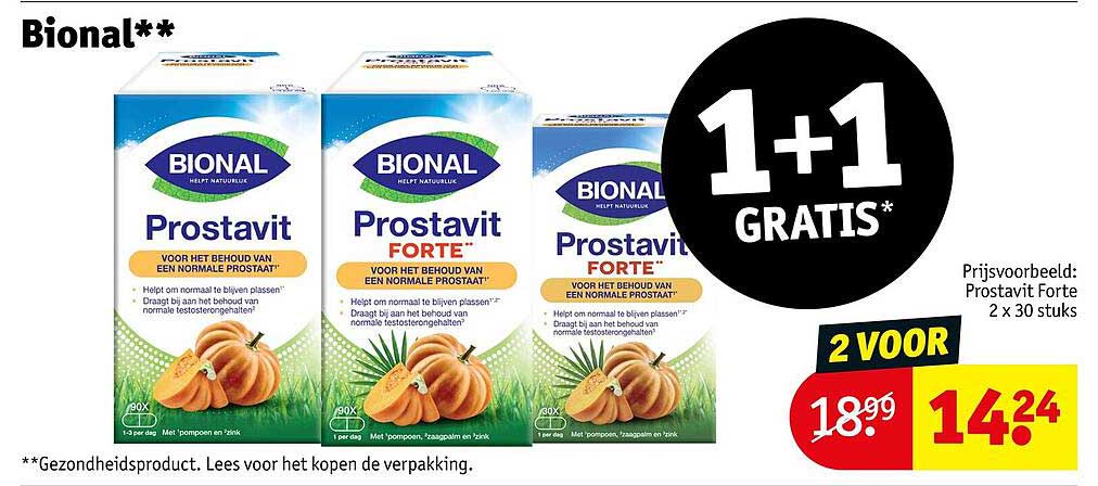 Bional Prostavit 1+1 GRATIS*