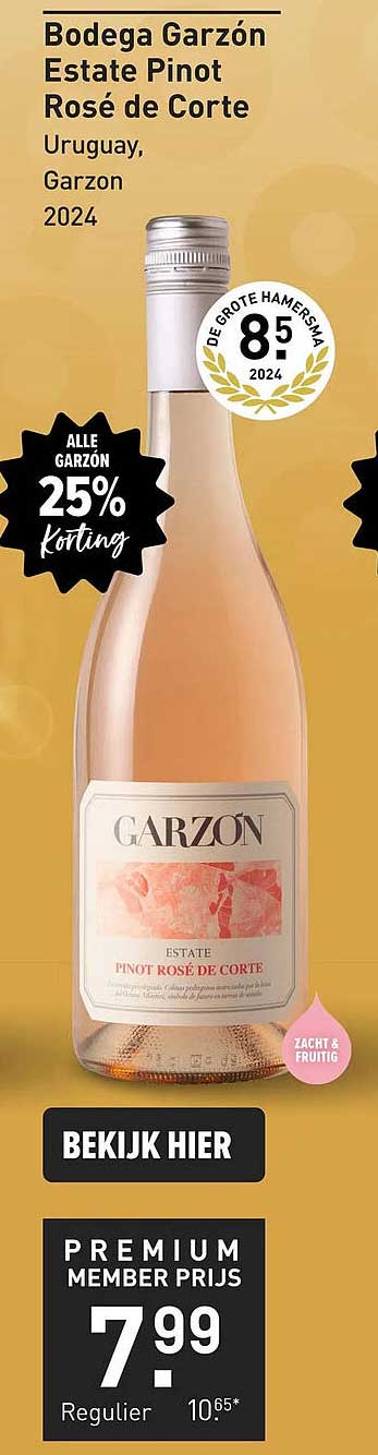 Bodega Garzón Estate Pinot Rosé de Corte Uruguay, Garzon 2024