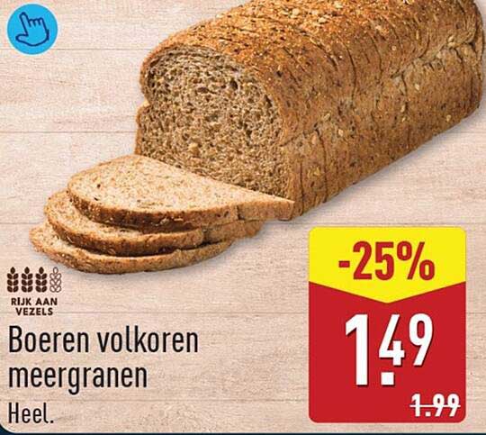 Boeren volkoren meergranen Heel -25%