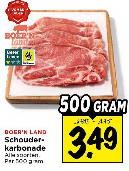 BOER'N LAND Schouderkarbonade