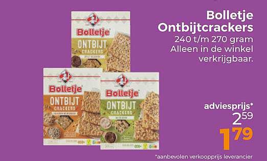 Bolletje Ontbijt Crackers