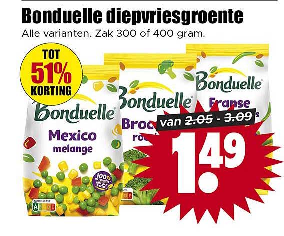 Bonduelle diepvriesgroente