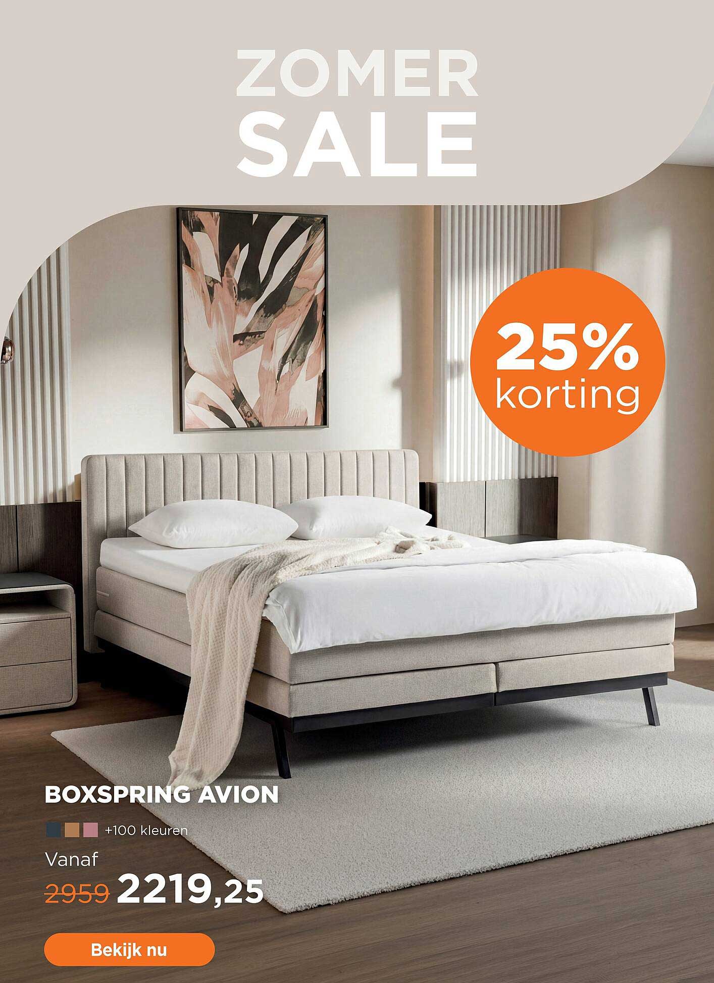 BOXSPRING AVION 25% korting