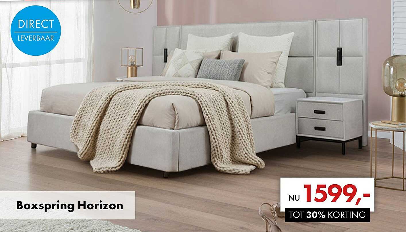 Boxspring Horizon TOT 30% KORTING