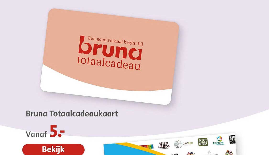 Bruna Totaalcadeaukaart