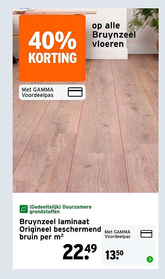 Bruynzeel laminaat Origineel beschermend bruin per m²