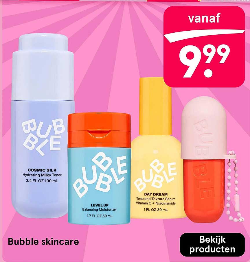 Bubble skincare