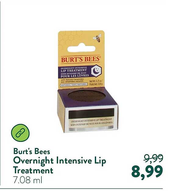 Burt's Bees Overnight Intensive Lip Treatment 7.08 ml