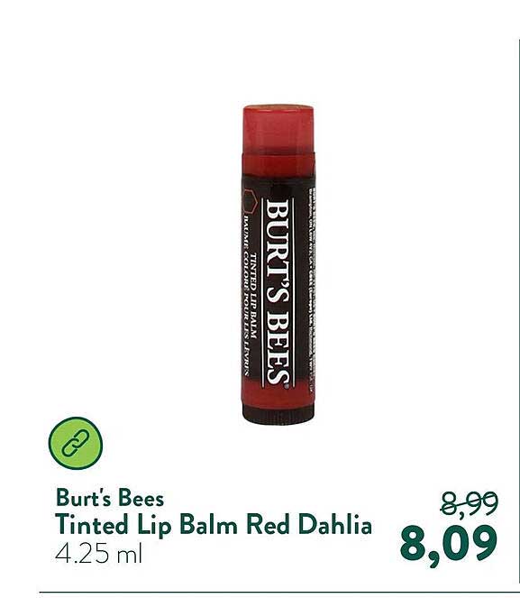 Burt's Bees Tinted Lip Balm Red Dahlia