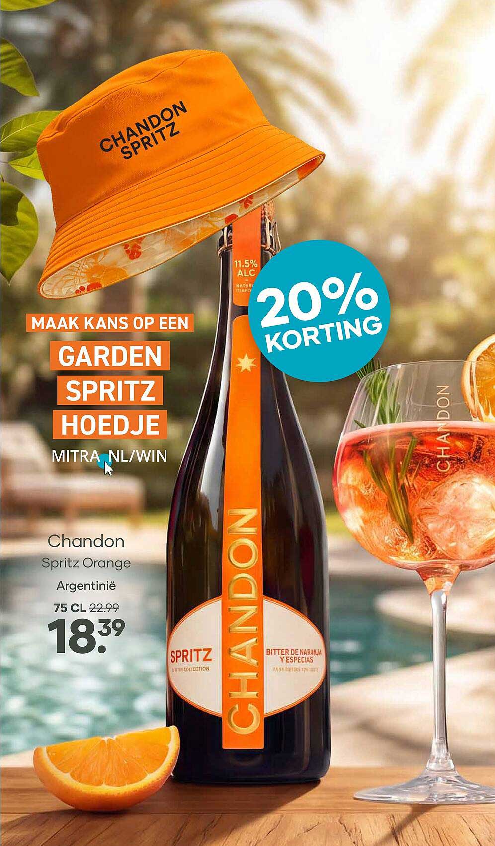 Chandon Spritz Orange 75 cl 20% korting