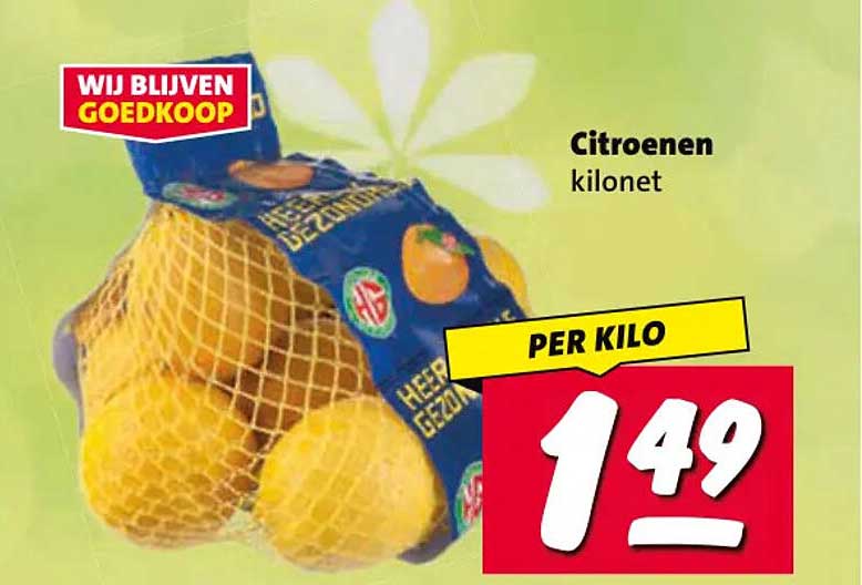 Citroenen kilonet PER KILO