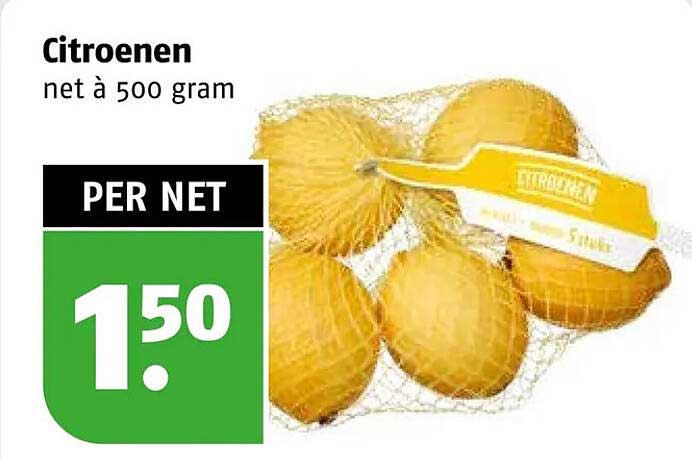 Citroenen net à 500 gram