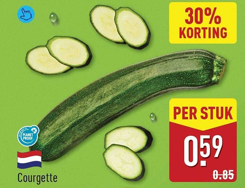 Courgette 30% KORTING