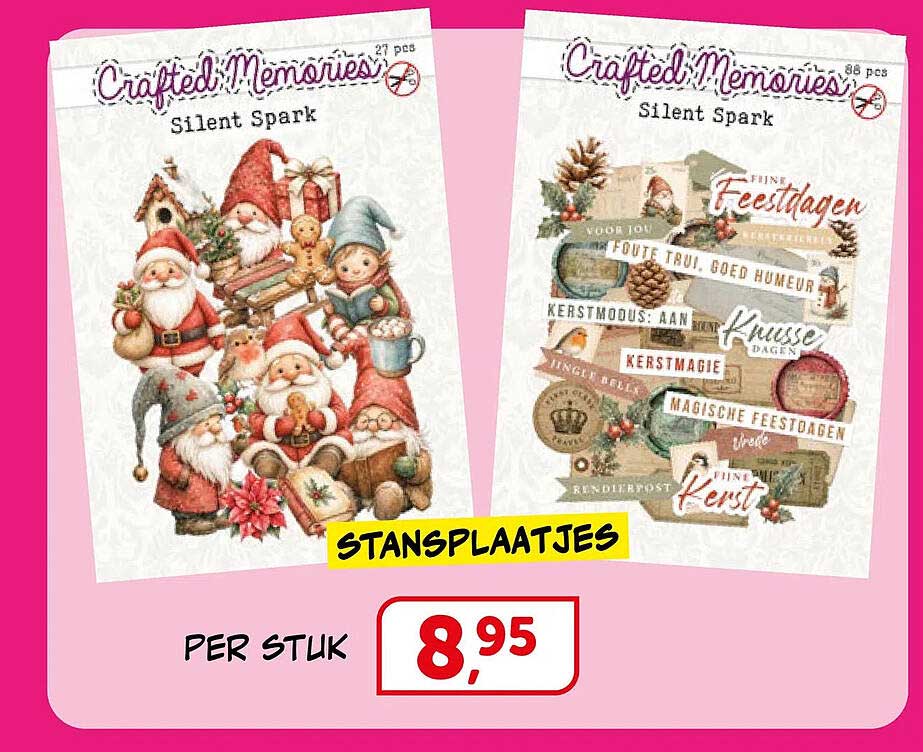 Crafted Memories Silent Spark stansplaatjes