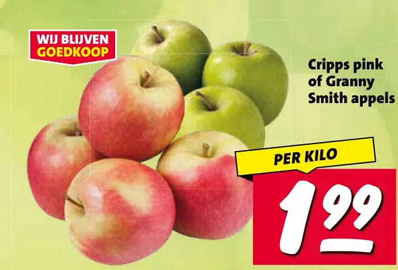 Cripps pink of Granny Smith appels