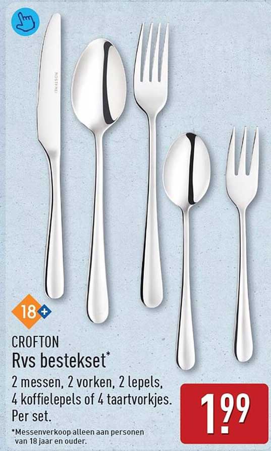 CROFTON Rvs bestekset*