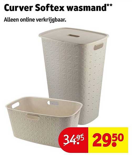 Curver Softex wasmand** Alleen online verkrijgbaar.