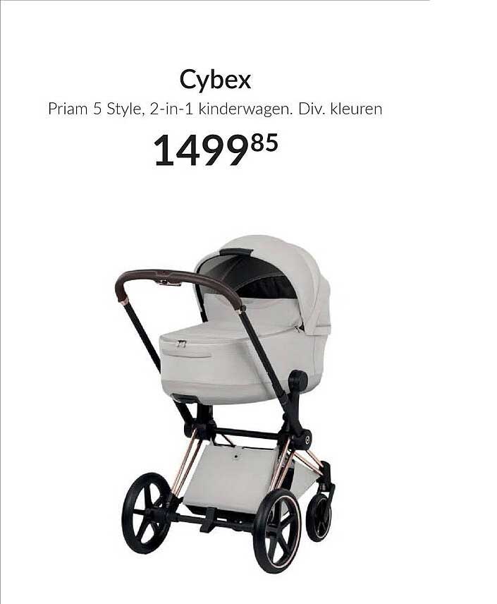 Cybex Priam 5 Style, 2-in-1 kinderwagen. Div. kleuren