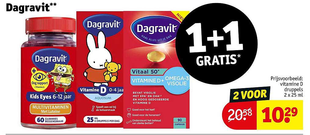 Dagravit 1+1 gratis