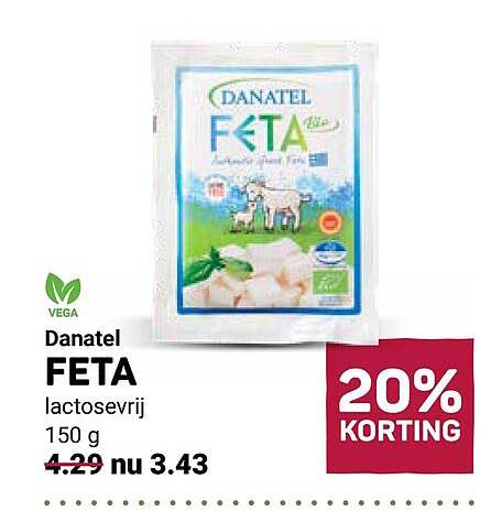 Danatel FETA lactosevrij 150 g